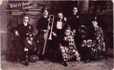 Vintage Post Card*RONEY'S BOYS CONCERT CO CHICAGO*musicians*costumes*band*J picture