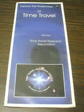 1995 TIME TRAVEL RESEARCH INSTITUTE Membership Brochure picture