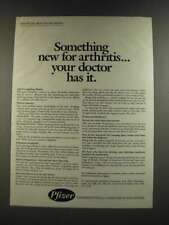 1986 Pfizer Pharmaceuticals Ad - Something New For Arthritis Your Doctor Has It picture
