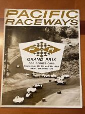 1962 Press Kit for Pacific Raceways Sports Car Race, Including Driver Entry Form picture