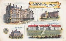 Glasgow & South Western Railway Hotels, Scotland, Early Postcard, Used in 1922 picture