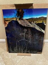 Mohave Trail Hidden Petroglyphs on Glass 24x20 (autographed by Photographer) picture
