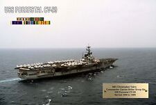 Large USS FORRESTAL CV-59 Personalized Print * 13 x 19 picture
