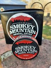 Smokey Mountain Herbal Snuff Cherry Tobacco Free Nicotine Free 10 cans picture