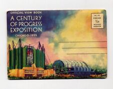 Vintage 1933 Official View Book Mailer Century Progress Worlds Fair Chicago 1933 picture