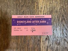 Disneyland After Dark Ticket 1950's 1960's Fantasy in the Sky Vintage picture