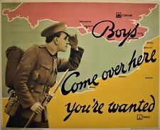 Original Large Size British 1915 Recruiting Poster, 