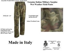 Authentic Original Italian Military Wet Weather Pants - 32-34