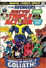 Marvel Triple Action (1972) #22 Reprints Avengers (1963) #28 VF-. Stock Image picture