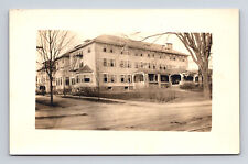 RARE RPPC Blue Eagle Inn Hotel Whitinsville Massachusetts MA Real Photo Postcard picture