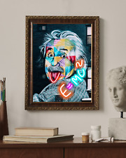 Albert Einstein Art Painting Neon Sign Wall Decor Portrait Art Modern Painting picture