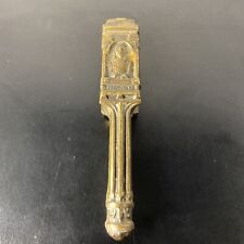 Vintage William Shakespeare 1564 - 1616 Solid Brass Nutcracker 🔥 picture