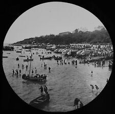 Magic Lantern Slide SOUTHEND FROM THE PIER C1880 VICTORIAN PHOTO RIVER THAMES  picture