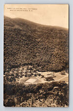 RPPC Aerial View of Profile House and Cottages White Mountains NH Postcard picture
