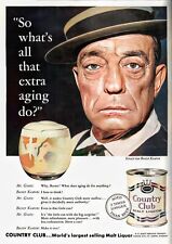 Buster Keaton Country Club Malt Liquor Ad on Fridge Magnet 1.5k pics in store picture