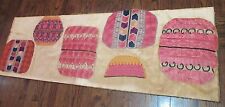 6 antique hand embroidered silk wedding Sindh India embroidery needlepoint art  picture
