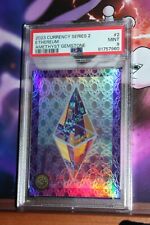 2023 Cardsmiths Currency SERIES 2 ETHEREUM #2 AMETHYST Refractor #29/49 PSA 9 picture