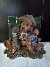 T8#135 Boyds Bears - Knute & The Gridiron - Bearstone Collection  picture