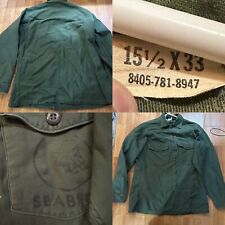 US Navy Seabees Green Shirt From The 1970’s picture