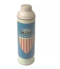 Vintage 1975 Thermos King Seeley Red White Blue American Flag Shield 13