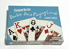 HALLMARK Shoebox Double-Deck Playing Cards Jumbo Index Piatnik Austria NEW picture