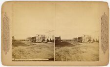 NEW MEXICO SV - Albuquerque Street Scene - Continent Stereo Co 1880s picture