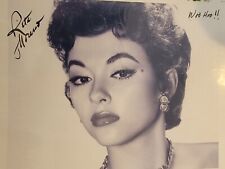 Rita Moreno signed Photo Great Clear Signature Added Quote 8.5 by 11 picture
