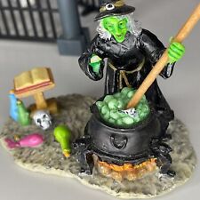 Lemax Spooky Town Halloween Village The Witch's Cauldron 42840 Potion Spell READ picture