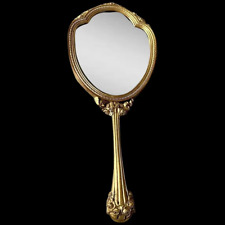 Timeless Beauty  19th Century French Louis XVI Bronze Vanity/Hand Mirror picture