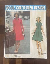 Vintage ORIGINAL Vogue Couturier Design Fabiani Pattern 2831 picture