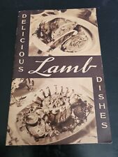 Vtg 1935 National Livestock Meat Board Lamb Recipe Booklet Chicago Rare picture