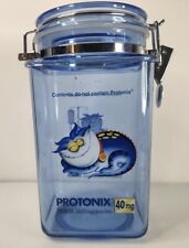 PROTONIX IV Pharmaceutical DRUG REP Clear Blue Plastic Canister picture