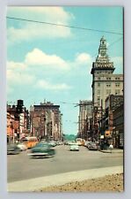 Youngstown OH-Ohio, Home Savings Loan Clock Tower, Antique Vintage Postcard picture