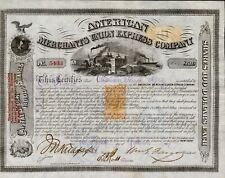 William Fargo ~ Signed American Express Stock Certificate (Wells Fargo) ~ PSA picture