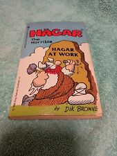 HAGAR THE HORRIBLE  Hagar At Work DIK BROWNE  1985 1st Printing picture