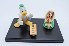 ULTRA RARE Tokyo Disney Dainichi Seitosho Donald Duck And Chip N Dale Figurine picture
