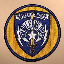 NEW ORLEANS LOUISIANA SPECIAL FORCES POLICE PATCH SHOULDER SIZE UNUSED YEL picture