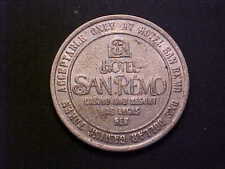 1989 San Remo Hotel & Casino Las Vegas $1 Gaming Token -d7766xtc picture