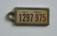 1951 Illinois DAV Disabled American Veterans Mini License Plate Tag 1297 975 picture