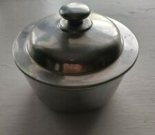 Vintage Wilton Pewter Covered Bowl Dish Trinket Columbia PA USA RWP  picture