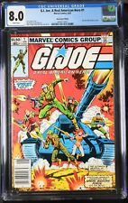 G.I. JOE, A REAL AMERICAN HERO #1 CGC 8.0 WHITE PAGES 1st App. Snake-Eyes picture