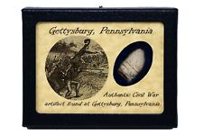Civil War Bullet Relic from The Battle of Gettysburg with Display Case and COA picture