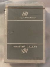 Vintage Sealed Set of 2 Decks United Airlines Playing Cards Taiwan Aviation picture