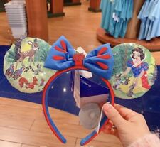 Snow White Princess Minnie Mouse Ears Bow Disney'Girls Women Cos Party Headband picture
