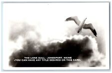 c1940's The Lone Gull Jonesport Maine ME Unposted Vintage RPPC Photo Postcard picture