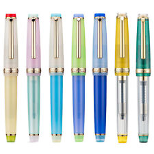 Jinhao 82 Fountain Pen EF/F/M/Bent Nib, Customized Mixed Color Resin Writing Pen picture