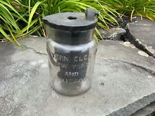 ANTIQUE WESTERN ELECTRIC CO. NEW YORK GLASS JAR BATTERY RARE AUTHENTIC picture
