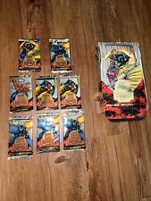 8 Sealed Packs 1994 Fleer Marvel Cards Universe First Edition Gambit Open Box picture