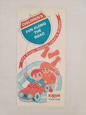 Vintage Exxon Travel Club 1984 Children's fun booklet  picture
