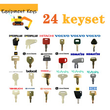 24 Keys Heavy Equipment Construction Machines Ignition Volvo Cat JCB Case Kubota picture